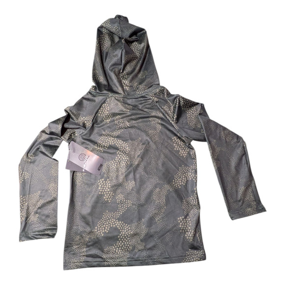 KINETIC Kids Hoodie Size 4/5 Made in Egypt-Soft-Winter Fall - Snakeskin Look - Picture 6 of 7